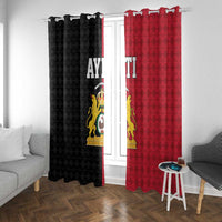 Afro-Haitians Empire of Haiti 1804-1806 Window Curtain Fleur-De-Lis Veves Motif - Wonder Print Shop