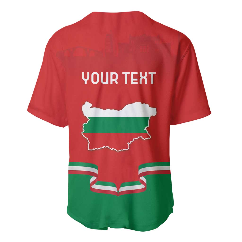 Personalized Bulgaria Liberation Day Baseball Jersey Shipka Monument Unity Makes Strength