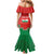 Personalized Bulgaria Liberation Day Family Matching Mermaid Dress and Hawaiian Shirt Shipka Monument Unity Makes Strength
