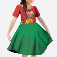 Personalized Bulgaria Liberation Day Family Matching Off The Shoulder Long Sleeve Dress and Hawaiian Shirt Shipka Monument Unity Makes Strength