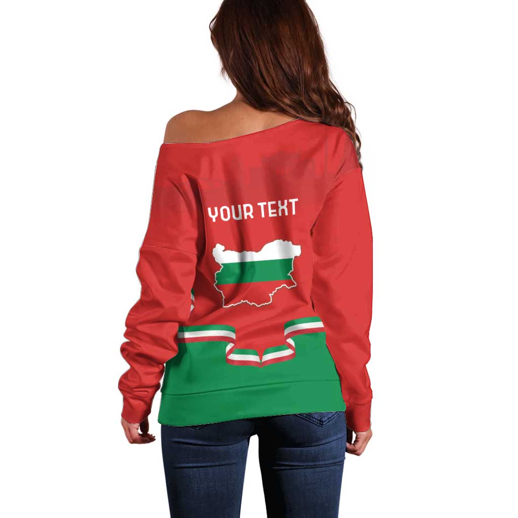 Personalized Bulgaria Liberation Day Off Shoulder Sweater Shipka Monument Unity Makes Strength