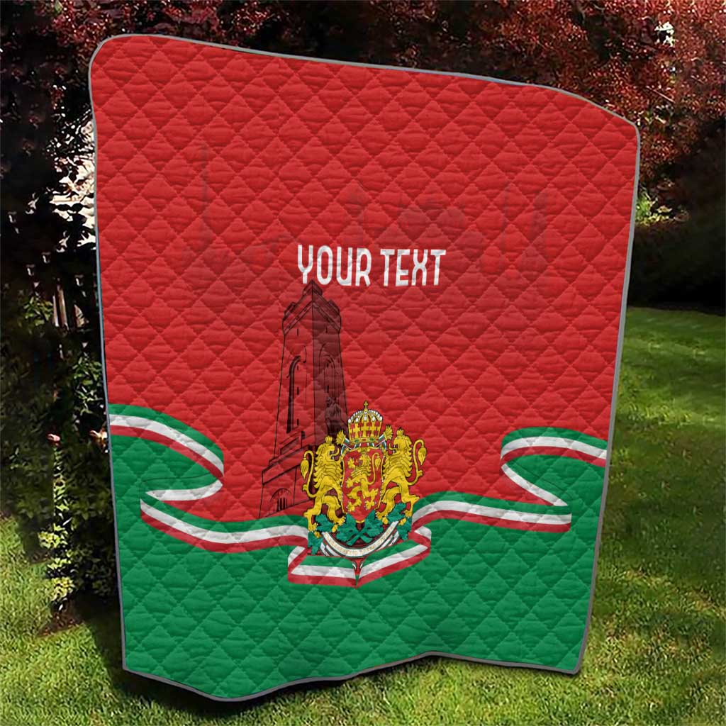 Personalized Bulgaria Liberation Day Quilt Shipka Monument Unity Makes Strength - Wonder Print Shop