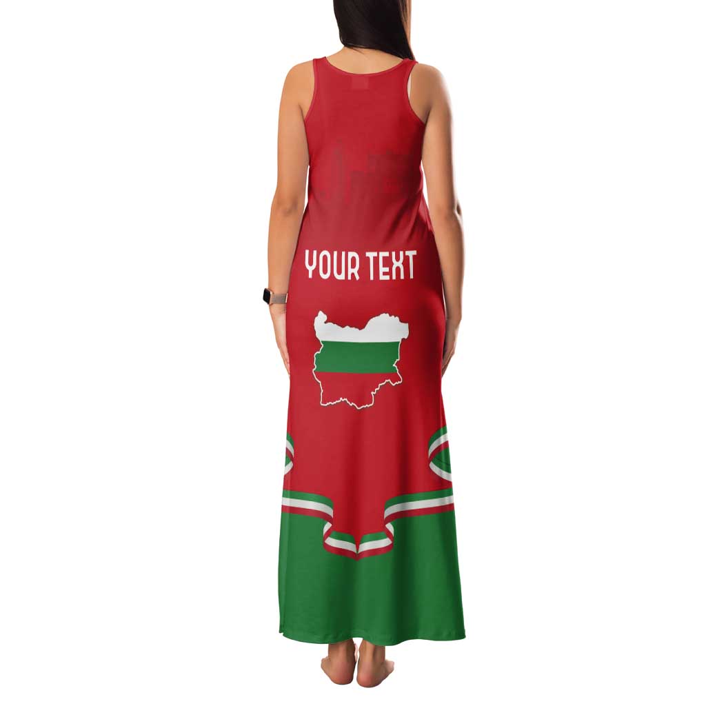 Personalized Bulgaria Liberation Day Tank Maxi Dress Shipka Monument Unity Makes Strength - Wonder Print Shop
