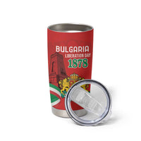 Personalized Bulgaria Liberation Day Tumbler Cup Shipka Monument Unity Makes Strength - Wonder Print Shop