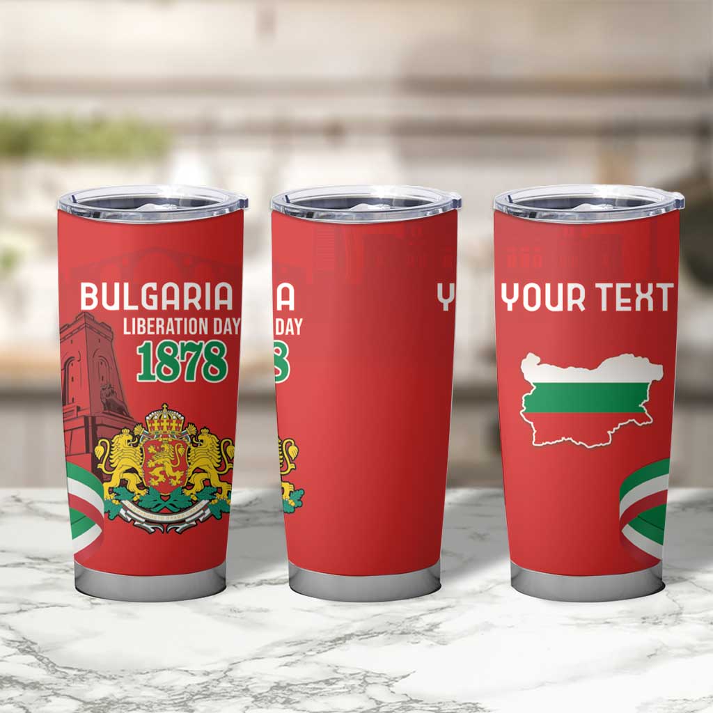Personalized Bulgaria Liberation Day Tumbler Cup Shipka Monument Unity Makes Strength - Wonder Print Shop