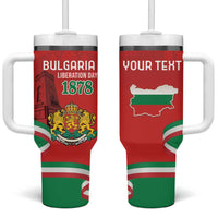 Personalized Bulgaria Liberation Day Tumbler With Handle Shipka Monument Unity Makes Strength - Wonder Print Shop