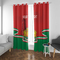 Personalized Bulgaria Liberation Day Window Curtain Shipka Monument Unity Makes Strength - Wonder Print Shop