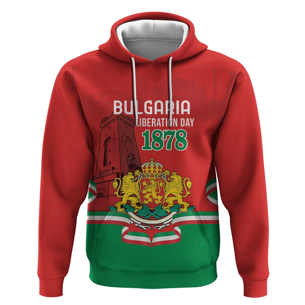 Personalized Bulgaria Liberation Day Zip Hoodie Shipka Monument Unity Makes Strength - Wonder Print Shop