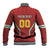 Custom Bulgaria Football Baseball Jacket The Lions Come Champions Red Version