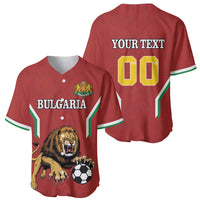 Custom Bulgaria Football Baseball Jersey The Lions Come Champions Red Version