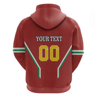 Custom Bulgaria Football Hoodie The Lions Come Champions Red Version