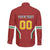 Custom Bulgaria Football Long Sleeve Button Shirt The Lions Come Champions Red Version