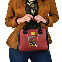 Custom Bulgaria Football Shoulder Handbag The Lions Come Champions Red Version - Wonder Print Shop