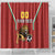 Custom Bulgaria Football Shower Curtain The Lions Come Champions Red Version - Wonder Print Shop