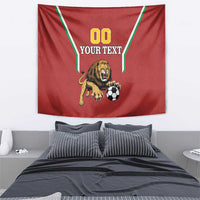 Custom Bulgaria Football Tapestry The Lions Come Champions Red Version - Wonder Print Shop