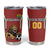 Custom Bulgaria Football Tumbler Cup The Lions Come Champions Red Version - Wonder Print Shop