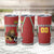 Custom Bulgaria Football Tumbler Cup The Lions Come Champions Red Version - Wonder Print Shop