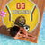 Custom Bulgaria Football Beach Blanket The Lions Come Champions Yellow Version