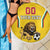 Custom Bulgaria Football Beach Blanket The Lions Come Champions Yellow Version