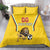 Custom Bulgaria Football Bedding Set The Lions Come Champions Yellow Version
