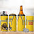 Custom Bulgaria Football 4 in 1 Can Cooler Tumbler The Lions Come Champions Yellow Version