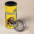 Custom Bulgaria Football 4 in 1 Can Cooler Tumbler The Lions Come Champions Yellow Version