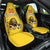Custom Bulgaria Football Car Seat Cover The Lions Come Champions Yellow Version