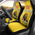 Custom Bulgaria Football Car Seat Cover The Lions Come Champions Yellow Version