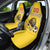 Custom Bulgaria Football Car Seat Cover The Lions Come Champions Yellow Version