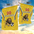 Custom Bulgaria Football Garden Flag The Lions Come Champions Yellow Version