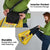Custom Bulgaria Football Grocery Bag The Lions Come Champions Yellow Version