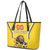 Custom Bulgaria Football Leather Tote Bag The Lions Come Champions Yellow Version