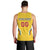 Custom Bulgaria Football Men Tank Top The Lions Come Champions Yellow Version