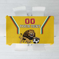 Custom Bulgaria Football Tablecloth The Lions Come Champions Yellow Version - Wonder Print Shop
