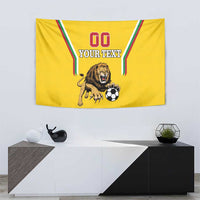 Custom Bulgaria Football Tapestry The Lions Come Champions Yellow Version - Wonder Print Shop