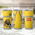 Custom Bulgaria Football Tumbler Cup The Lions Come Champions Yellow Version - Wonder Print Shop