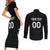 Custom Germany Rugby Couples Matching Short Sleeve Bodycon Dress and Long Sleeve Button Shirt Black Eagles Special Style
