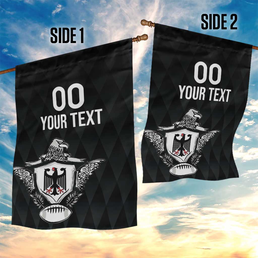 Custom Germany Rugby Garden Flag Black Eagles Special Style