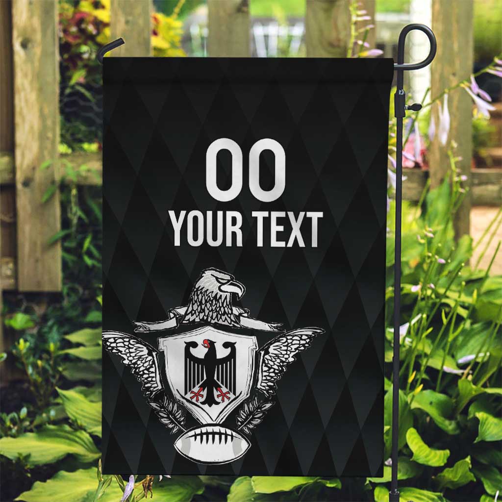 Custom Germany Rugby Garden Flag Black Eagles Special Style
