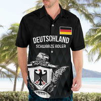 Custom Germany Rugby Hawaiian Shirt Black Eagles Special Style