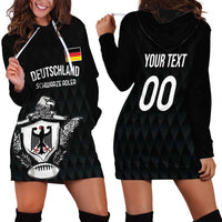 Custom Germany Rugby Hoodie Dress Black Eagles Special Style