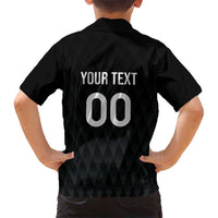 Custom Germany Rugby Kid Hawaiian Shirt Black Eagles Special Style