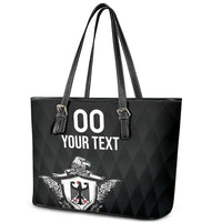 Custom Germany Rugby Leather Tote Bag Black Eagles Special Style