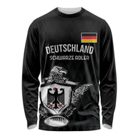 Custom Germany Rugby Long Sleeve Shirt Black Eagles Special Style