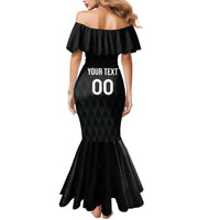 Custom Germany Rugby Mermaid Dress Black Eagles Special Style