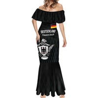 Custom Germany Rugby Mermaid Dress Black Eagles Special Style