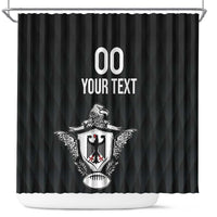 Custom Germany Rugby Shower Curtain Black Eagles Special Style - Wonder Print Shop