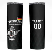 Custom Germany Rugby Skinny Tumbler Black Eagles Special Style - Wonder Print Shop