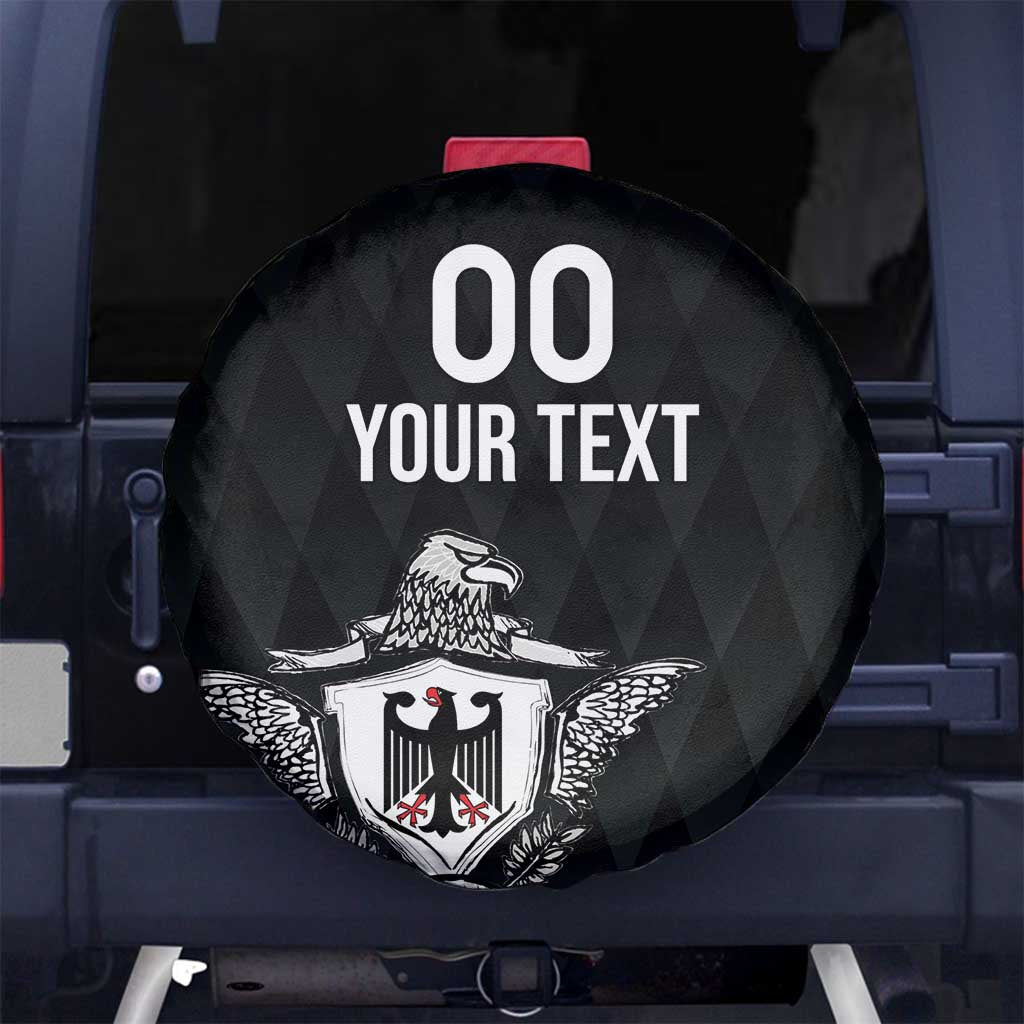 Custom Germany Rugby Spare Tire Cover Black Eagles Special Style - Wonder Print Shop