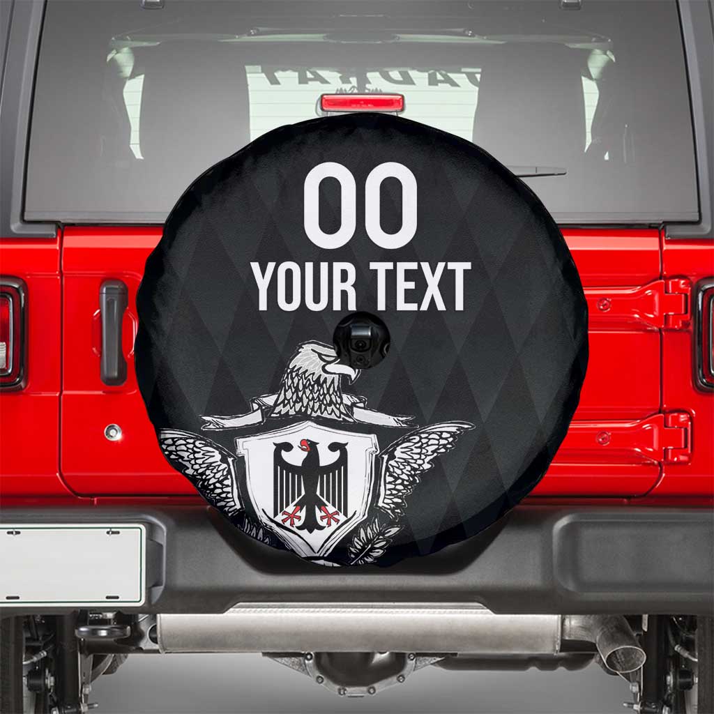 Custom Germany Rugby Spare Tire Cover Black Eagles Special Style - Wonder Print Shop